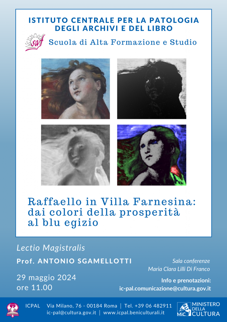 locandina evento Raffaello in villa Farnesina